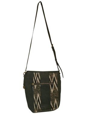 lucky brand aztec print canvas crossbody purse
